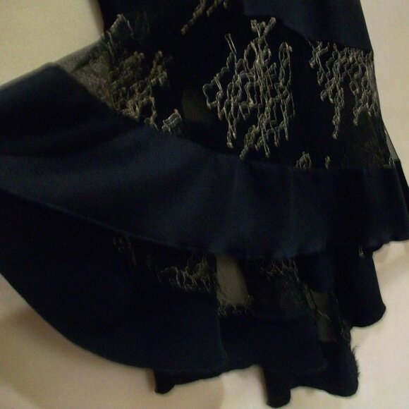 - ALLEN SCHWARTZ'S EVENING DRESS WOMEN SIZE 4- MADE in USA - Picture 2 of 12